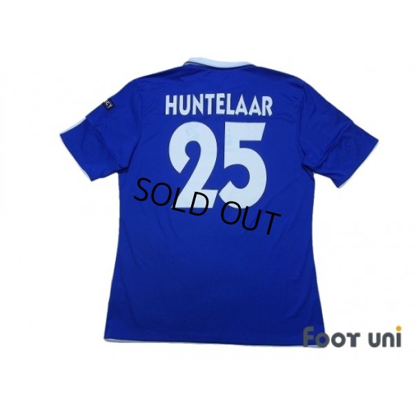 Photo2: Schalke04 2010-2012 Home Shirt #25 Huntelaar Champions League Patch/Badge Respect Patch/Badge