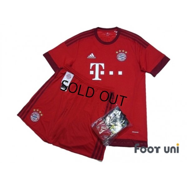 Photo1: Bayern Munchen 2015-2016 Home Shirt and Shorts and socks Set w/tags