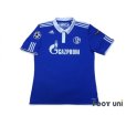 Photo1: Schalke04 2010-2012 Home Shirt #25 Huntelaar Champions League Patch/Badge Respect Patch/Badge (1)