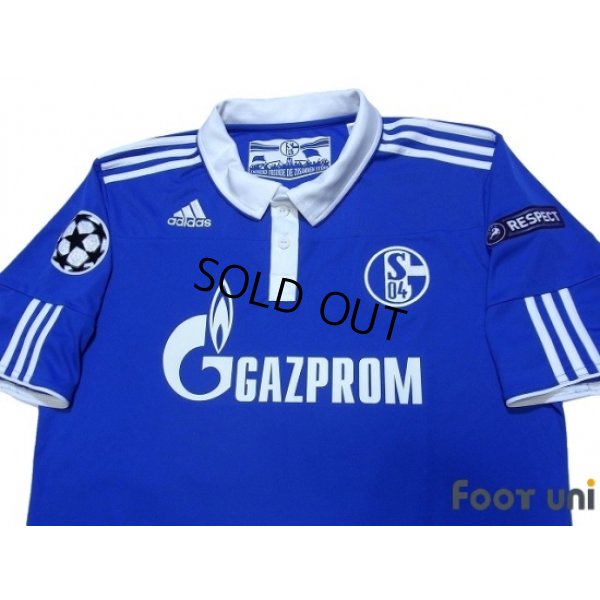 Photo3: Schalke04 2010-2012 Home Shirt #25 Huntelaar Champions League Patch/Badge Respect Patch/Badge