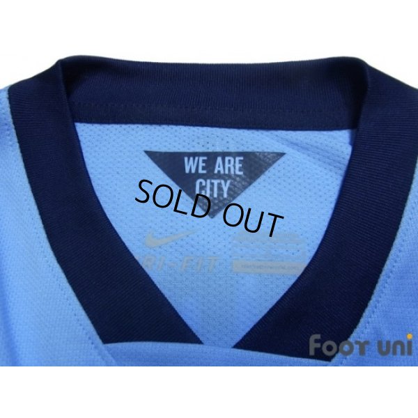 Photo5: Manchester City 2014-2015 Home Authentic Shirt #18 Lampard BARCLAYS PREMIER LEAGUE Patch/Badge