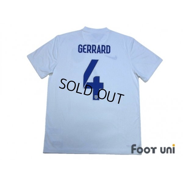Photo2: England 2014 Home Shirt #4 Gerrard w/tags