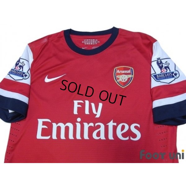 Photo3: Arsenal 2012-2013 Home Authentic Shirt #11 Ozil BARCLAYS PREMIER LEAGUE Patch/Badge w/tags