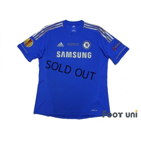 Photo1: Chelsea 2012-2013 Home Shirt #11 Oscar UEFA Europa League Patch/Badge Respect Patch/Badge