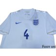 Photo3: England 2014 Home Shirt #4 Gerrard w/tags (3)