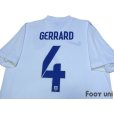 Photo4: England 2014 Home Shirt #4 Gerrard w/tags (4)