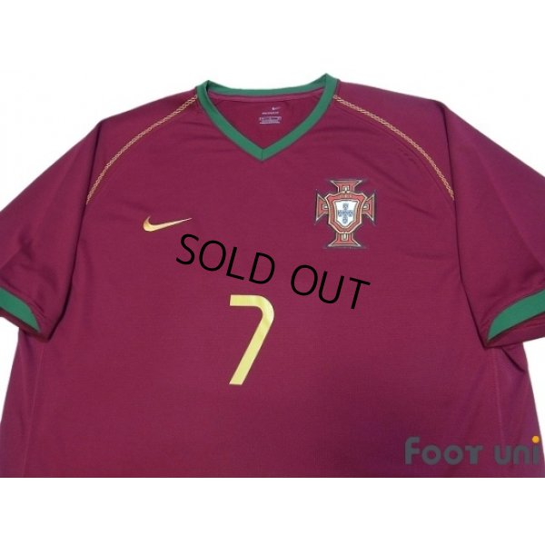 Photo3: Portugal 2006 Home Shirt #7 Figo