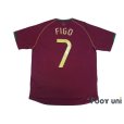 Photo2: Portugal 2006 Home Shirt #7 Figo (2)