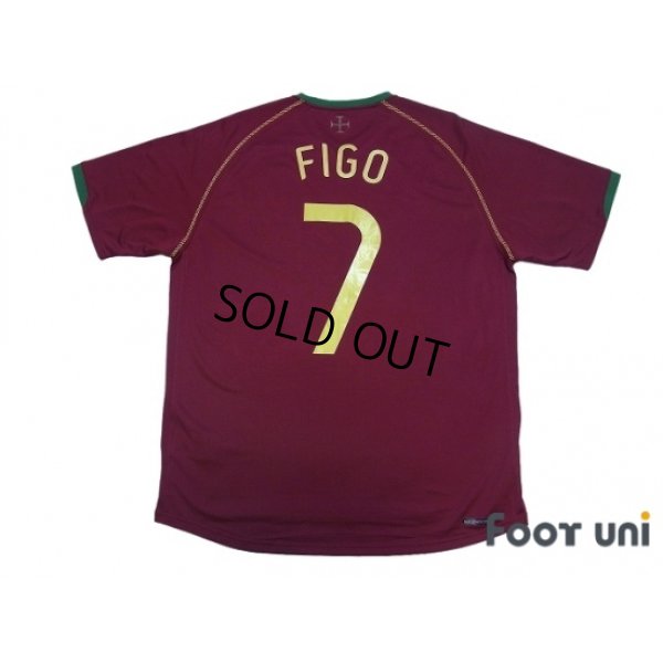 Photo2: Portugal 2006 Home Shirt #7 Figo