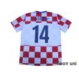 Photo2: Croatia Euro 2008 Home Shirt #14 Modric (2)