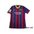 Photo1: FC Barcelona 2013-2014 Home Authentic Shirt #11 Neymar LFP Patch/Badge (1)