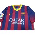 Photo3: FC Barcelona 2013-2014 Home Authentic Shirt #11 Neymar LFP Patch/Badge (3)