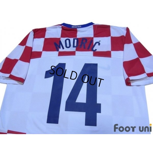 Photo4: Croatia Euro 2008 Home Shirt #14 Modric