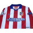 Photo3: Atletico Madrid 2014-2015 Home Authentic Long Sleeve Shirt #7 Griezmann (3)