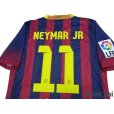 Photo4: FC Barcelona 2013-2014 Home Authentic Shirt #11 Neymar LFP Patch/Badge (4)