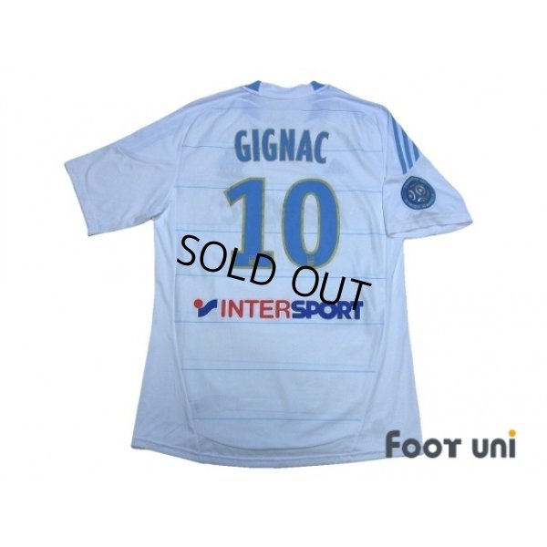 Photo2: Olympique Marseille 2010-2011 Home Shirt #10 Gignac Olympique Marseille Champion 2010 Patch/Badge