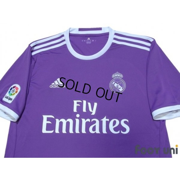 Photo4: Real Madrid 2016-2017 Away Shirt and Shorts and Socks La Liga Patch/Badge w/tags
