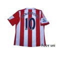 Photo2: Stoke City 2013-2014 Home Shirt #10 Arnautovic BARCLAYS PREMIER LEAGUE Patch/Badge (2)