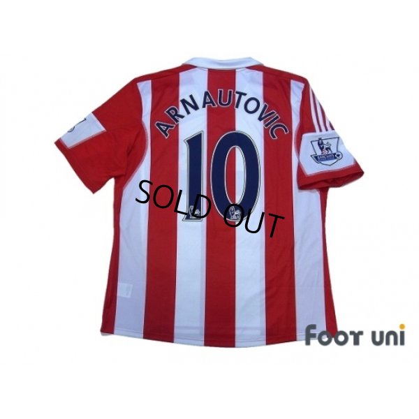 Photo2: Stoke City 2013-2014 Home Shirt #10 Arnautovic BARCLAYS PREMIER LEAGUE Patch/Badge