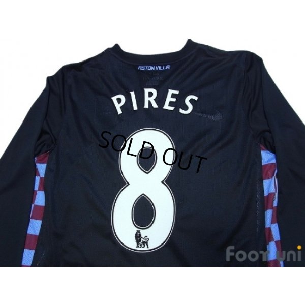 Photo4: Aston Villa 2010-2011 Away Authentic Long Sleeve Shirt #8 Pires w/tags