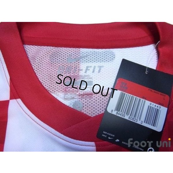 Photo5: Croatia 2010 Home Authentic Long Sleeve Shirt #10 Modric w/tags