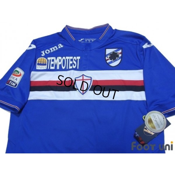 Photo3: Sampdoria 2015-2016 Home Shirt #10 Joaquin Correa Serie A Tim Patch/Badge w/tags