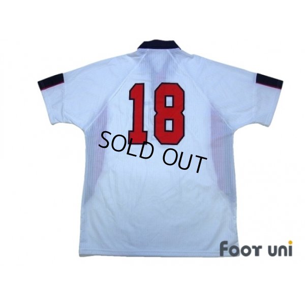Photo2: England 1998 Home Player Shirt #18