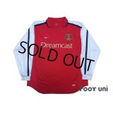 Arsenal 2000-2002 Home Long Sleeve Shirt