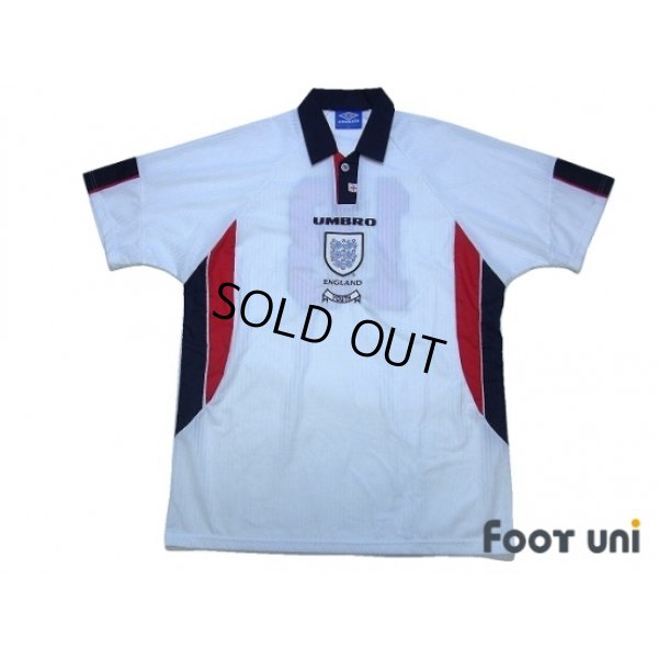 Photo1: England 1998 Home Player Shirt #18