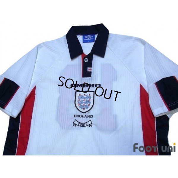 Photo3: England 1998 Home Player Shirt #18