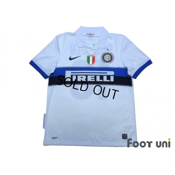 Photo1: Inter Milan 2009-2010 Away Shirt #10 Sneijder Scudetto Patch/Badge