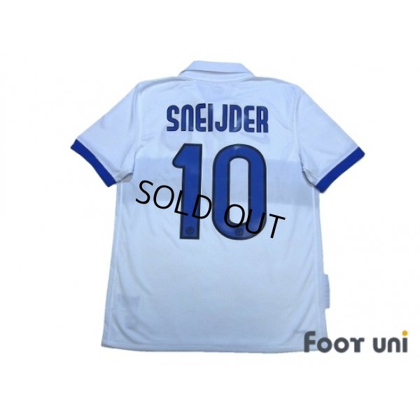 Photo2: Inter Milan 2009-2010 Away Shirt #10 Sneijder Scudetto Patch/Badge