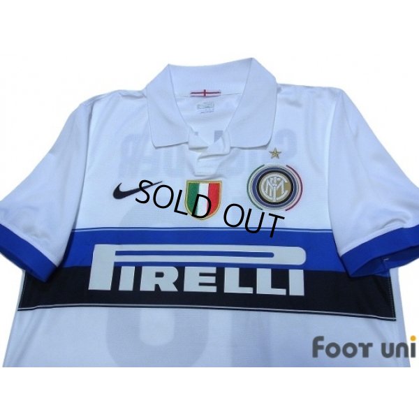 Photo3: Inter Milan 2009-2010 Away Shirt #10 Sneijder Scudetto Patch/Badge