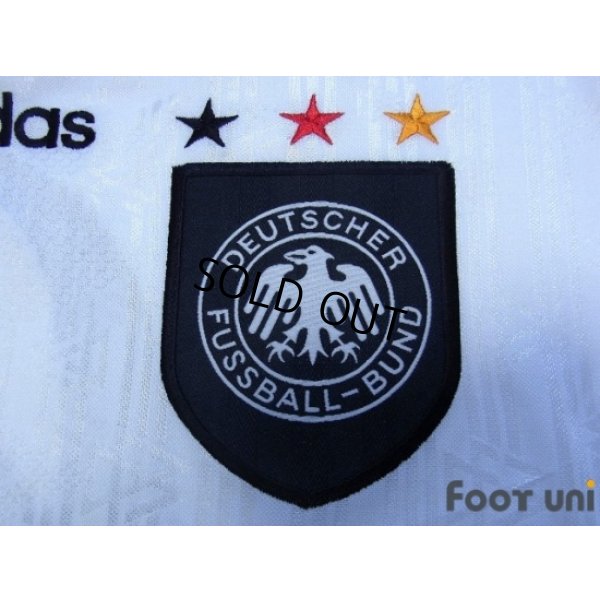 Photo6: Germany Euro 1996 Home Shirt #6 Matthias Sammer UEFA Euro 1996 Patch/Badge UEFA Fair Play Patch/Badge