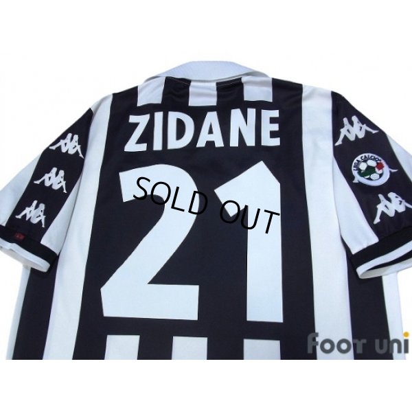 Photo4: Juventus 1999-2000 Home Shirt #21 Zidane Lega Calcio Patch/Badge