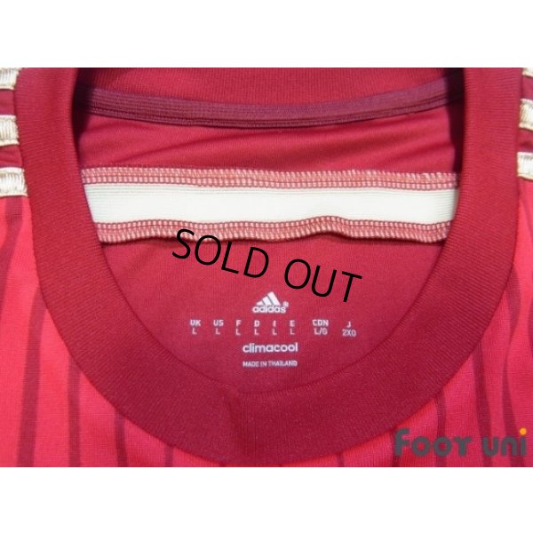 Photo5: Spain 2014 Home Long Sleeve Shirt #21 Silva FIFA World Champions 2010 Patch/Badge