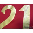 Photo8: Spain 2014 Home Long Sleeve Shirt #21 Silva FIFA World Champions 2010 Patch/Badge