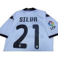 Photo4: Valencia 2009-2010 Home Shirt #21 Silva 90 Anys 1919-2009 Patch/Badge LFP Patch/Badge (4)