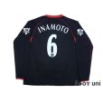 Photo2: Fulham 2003-2004 Away Long Sleeve Shirt #6 Inamoto BARCLAYCARD PREMIERSHIP Patch/Badge (2)