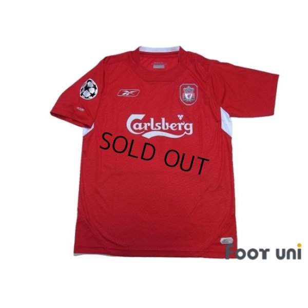 Photo1: Liverpool 2004-2006 Home Shirt #8 Gerrard Champions League Patch/Badge w/tags