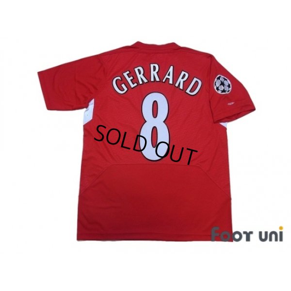 Photo2: Liverpool 2004-2006 Home Shirt #8 Gerrard Champions League Patch/Badge w/tags