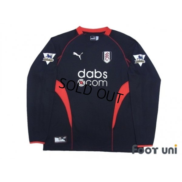 Photo1: Fulham 2003-2004 Away Long Sleeve Shirt #6 Inamoto BARCLAYCARD PREMIERSHIP Patch/Badge