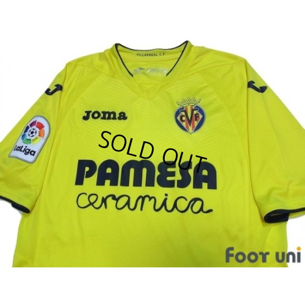 Photo3: Villarreal 2016-2017 Home Shirt La Liga Patch/Badge