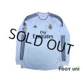 Real Madrid 2013-2014 Home Long Sleeve Shirt #4 Sergio Ramos w/tags LFP Patch/Badge