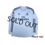 Real Madrid 2013-2014 Home Long Sleeve Shirt #4 Sergio Ramos w/tags LFP Patch/Badge