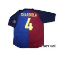 Photo2: FC Barcelona Centenario Shirt #4 Guardiola Centenario Patch/Badge (2)