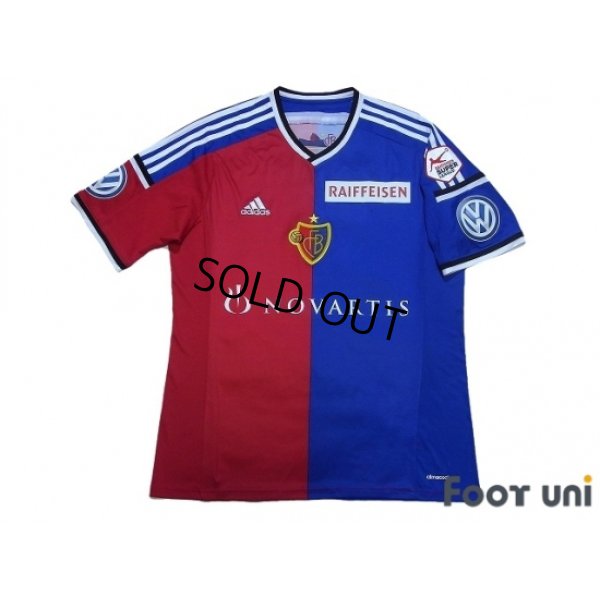 Photo1: Basel 2014-2015 Home Shirt #14 Kakitani RAIFFEISEN SUPER League Patch/Badge w/tags