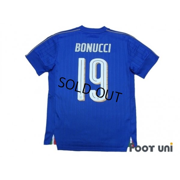 Photo2: Italy Euro 2016 Home Shirt #19 Bonucci