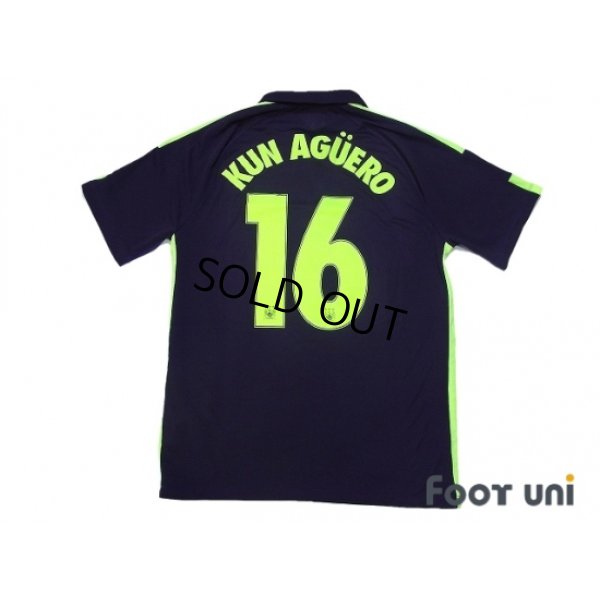 Photo2: Manchester City 2014-2015 3rd Shirt #16 Kun Aguero