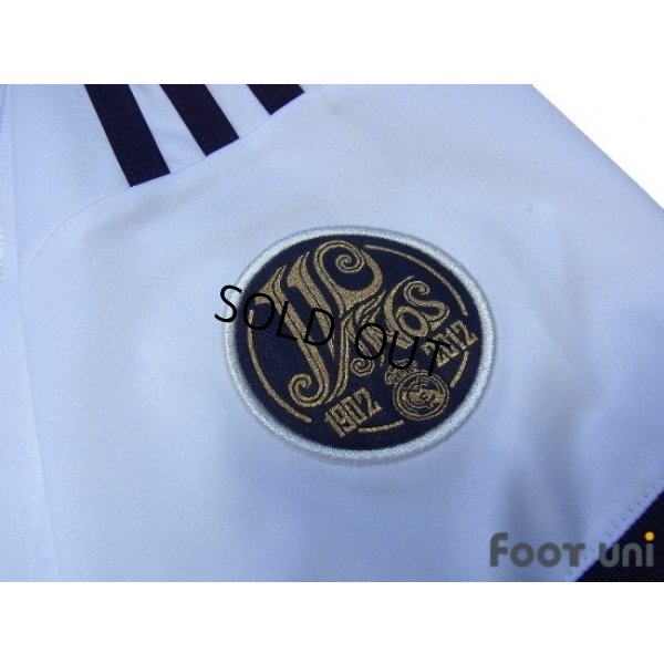 Photo7: Real Madrid 2012-2013 Home Shirt #14 Xabier Alonso 110 ANOS 1902-2012 Patch/Badge LFP Patch/Badge
